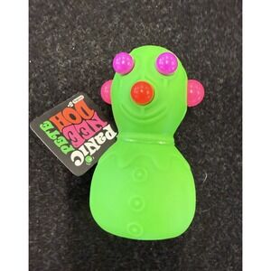Schylling NeeDoh Panic Pete GREEN Sensory Squeeze Toy Popping Eyes Ears Nose 4"